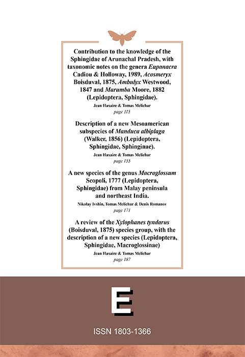 The European Entomologist Vol. 15, No 3+4 back page